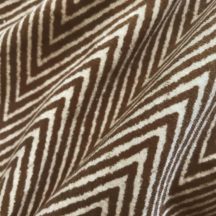 Printed Velvet Apparel Fabric