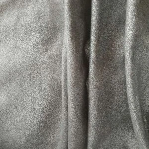 100% poliesterio elastanas bronzinis zomšos audinys